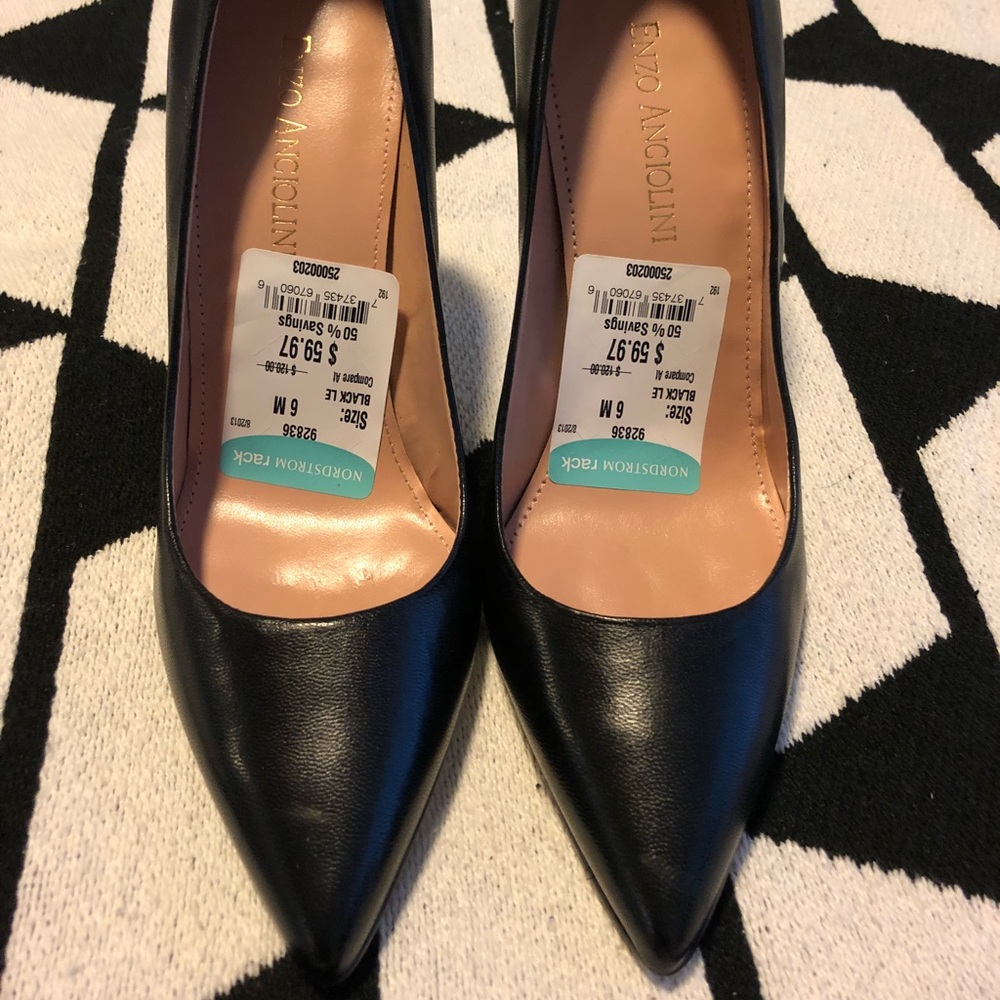 Enzo Angiolini black size 6 brand new heels